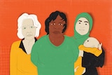 Graphic of women from diverse backgrounds