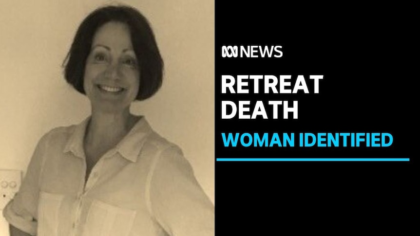 Retreat Death, Woman Identified: Black and white photo of a smiling woman.
