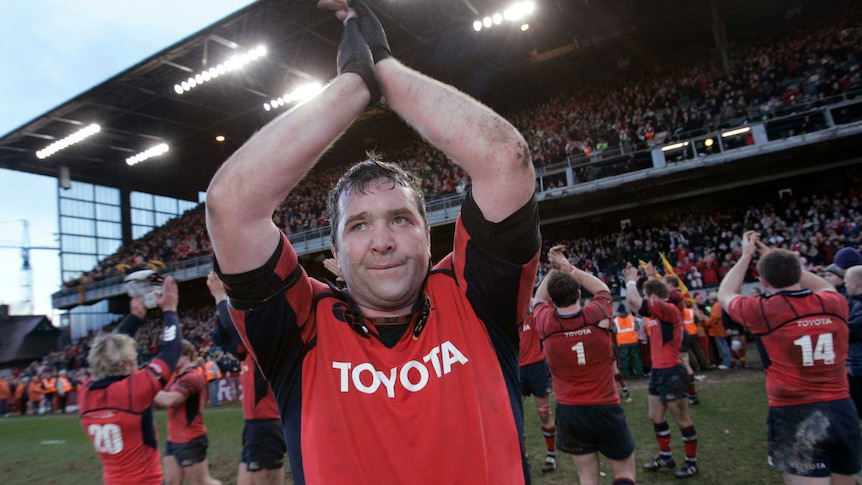 Munster captain Anthony Foley after beating Perpignan in 2006 European Cup quarter-final.