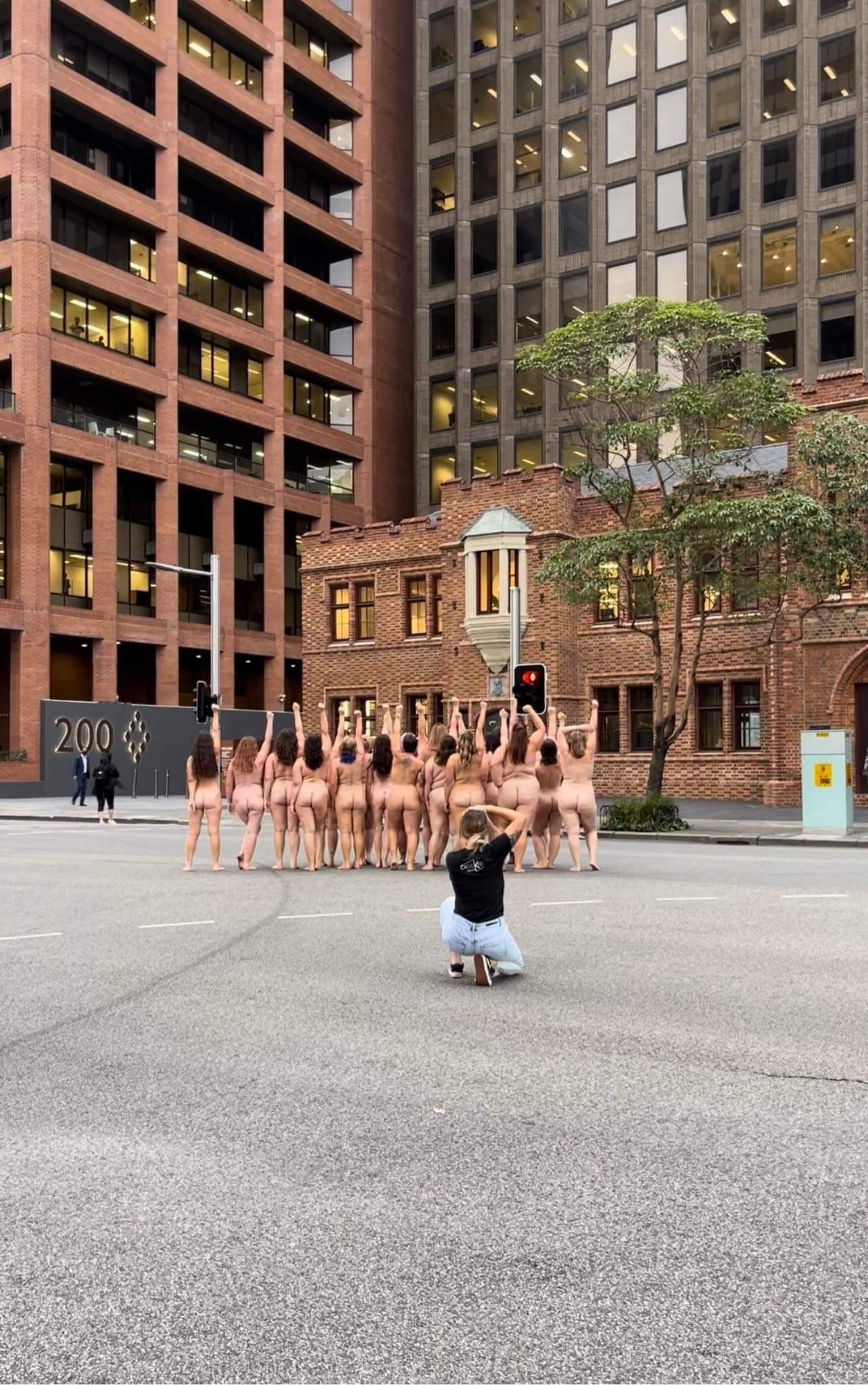 Naked truth revealed about gathering of 30 nude women in Perths