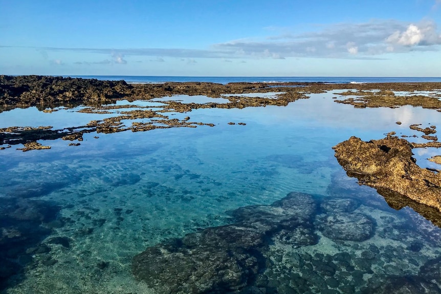 The crystal-clear waters of Tanna, an island in Vanuatu.