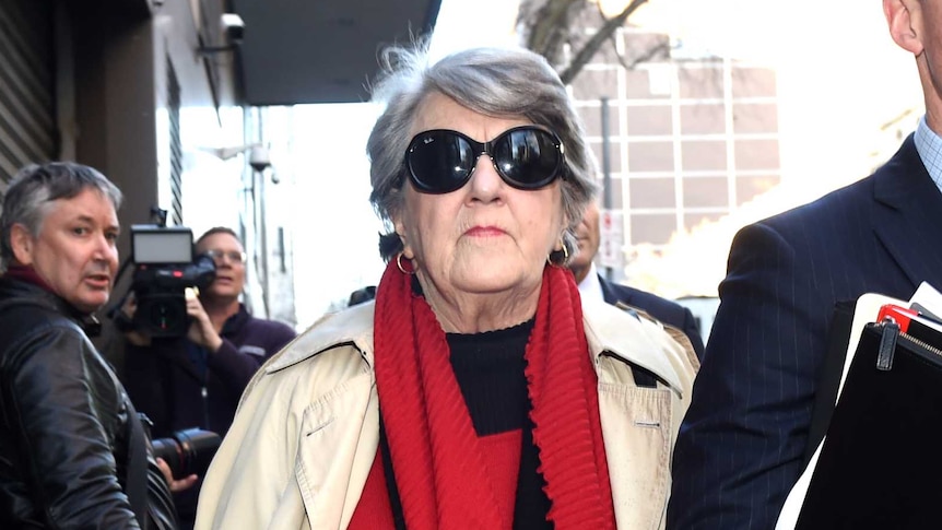 Maggie Kirkpatrick after being found guilty of child sex charges