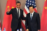 US president Barack Obama and Chinese president Hu Jintao