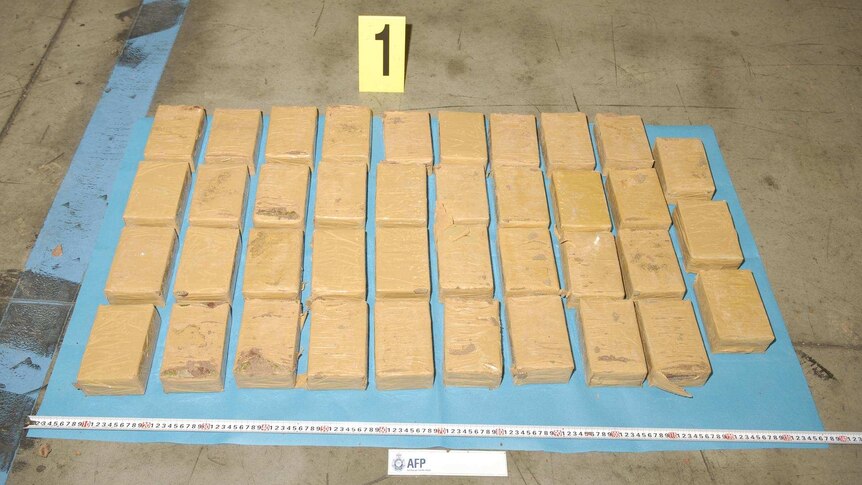 Border protection officers found the drugs in a container of furniture.