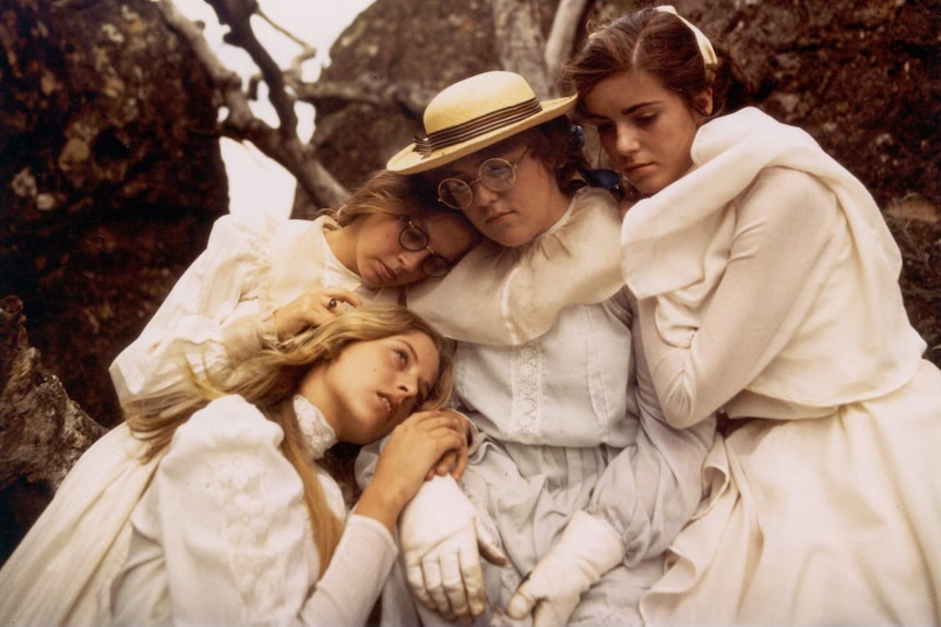 A publicity still from the 1975 film Picnic at Hanging Rock.