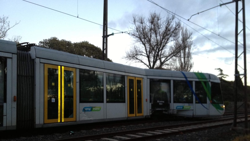 Tram derailed after collision with ute in Port Melbourne