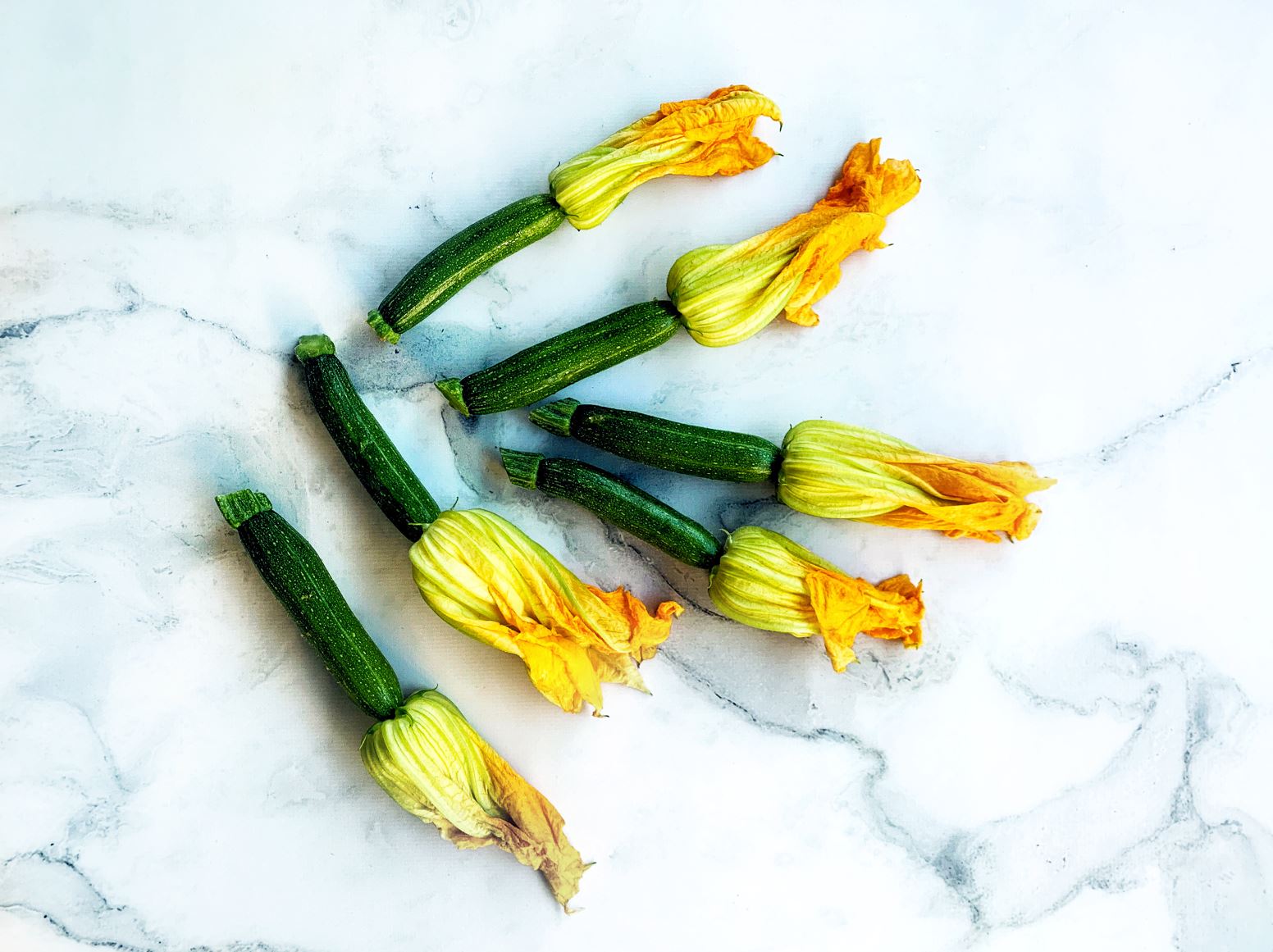 Stuffed and baked zucchini flower recipe ABC Everyday