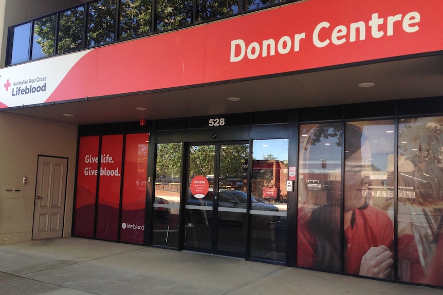 The front of the Australian Red Cross Albury Donor Centre building