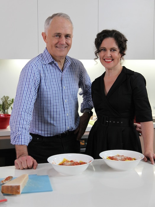 Malcolm Turnbull and Annabel Crabb