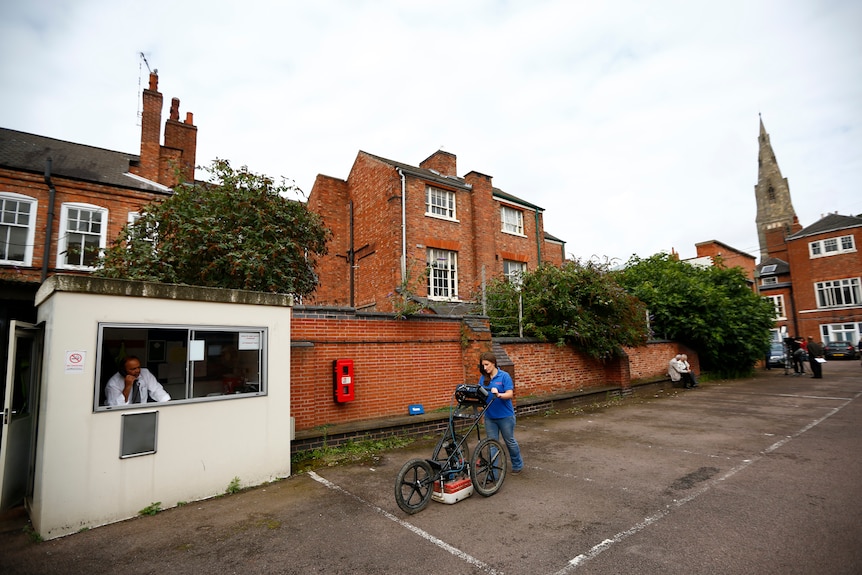 The car park where King Richard III is thought to be buried