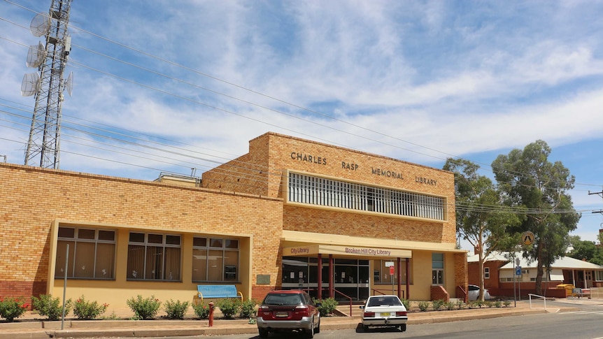 Broken Hill's library on Blende Street.