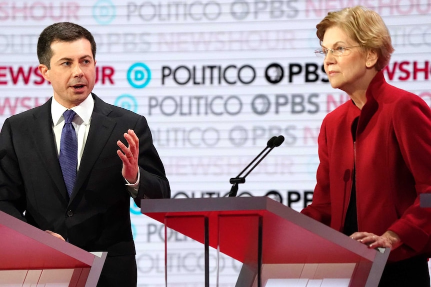 South Bend Mayor Pete Buttigieg responds to criticism from Senator Elizabeth Warren