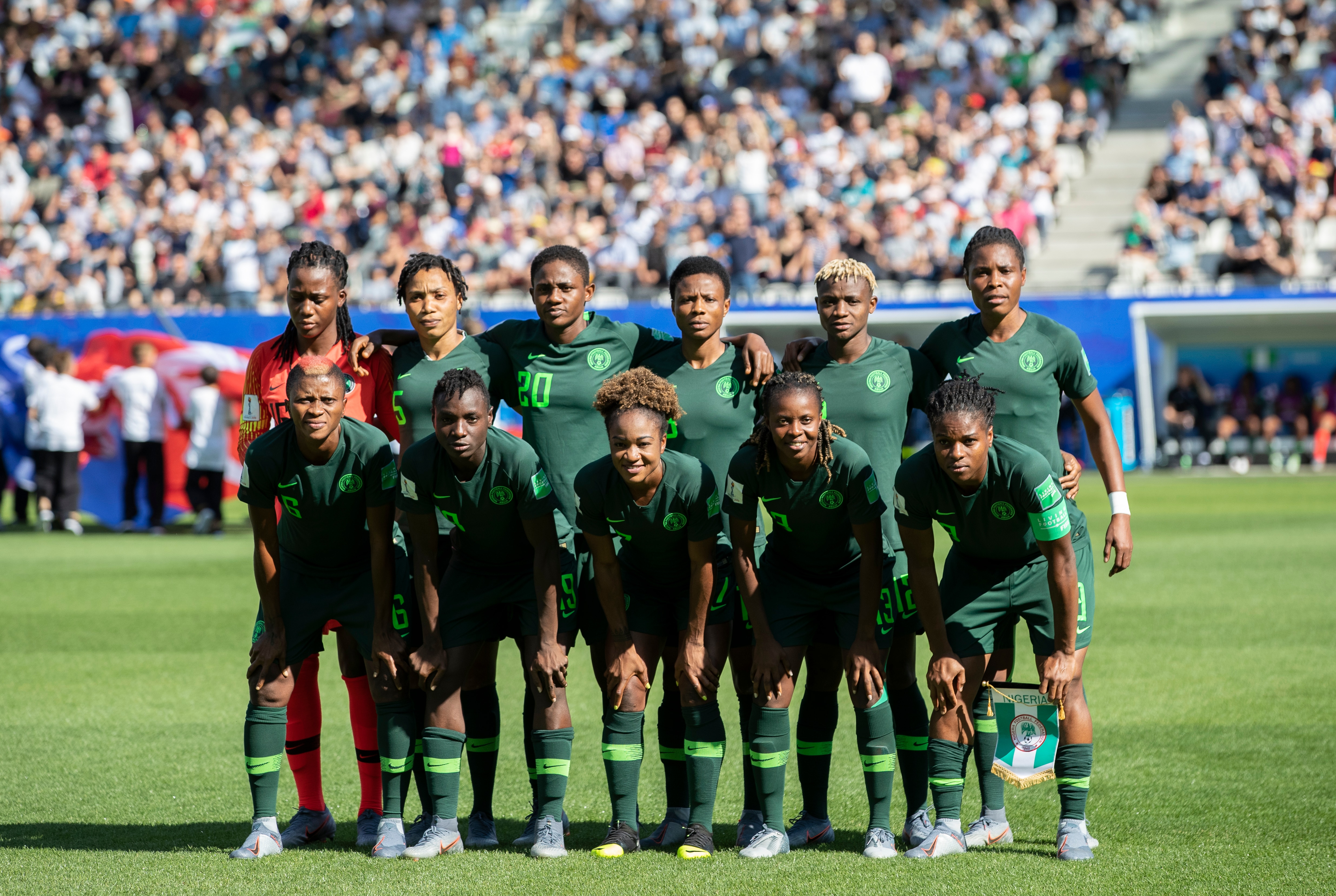 Nigeria soccer legends' kits