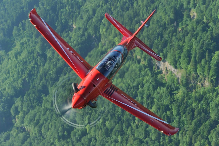 PC-21 Pilatus training aircraft to be used at RAAF East Sale.