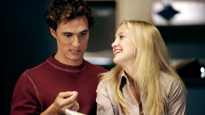 Matthew McConaughey and Kate Hudson in the film How to Lose a Guy in 10 Days.