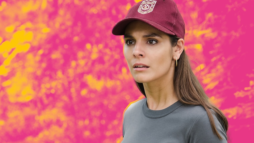 Actress Caitlin Stasey looks concerned in a still from Class of '07.