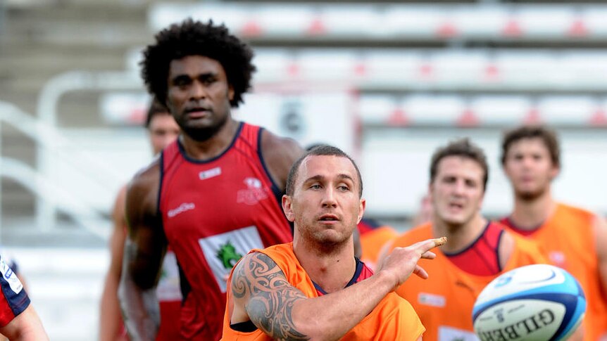 Quade Cooper's influence will rely on a stellar performance from the forward pack at Lang Park.