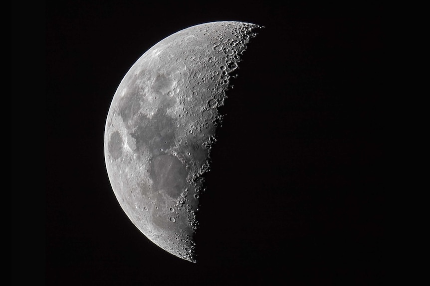 First quarter moon