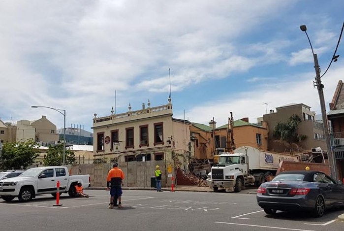 Corkman Irish pub being demolished