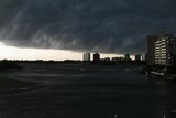 Storm clouds roll over Maroochydore