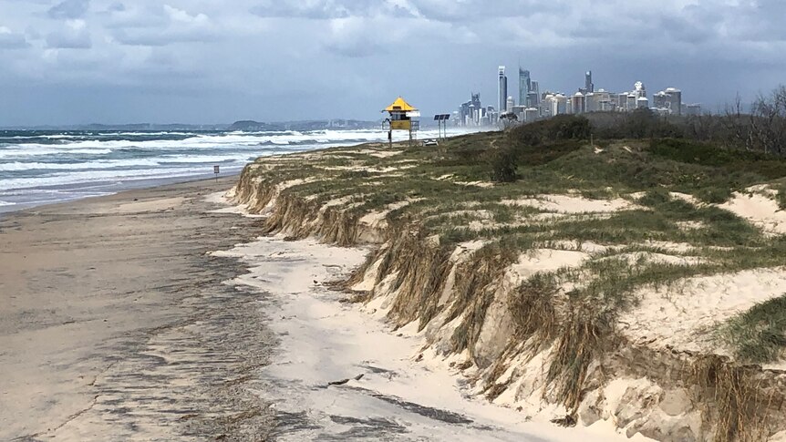 Erosion damaged Main Beach, Gold Coast