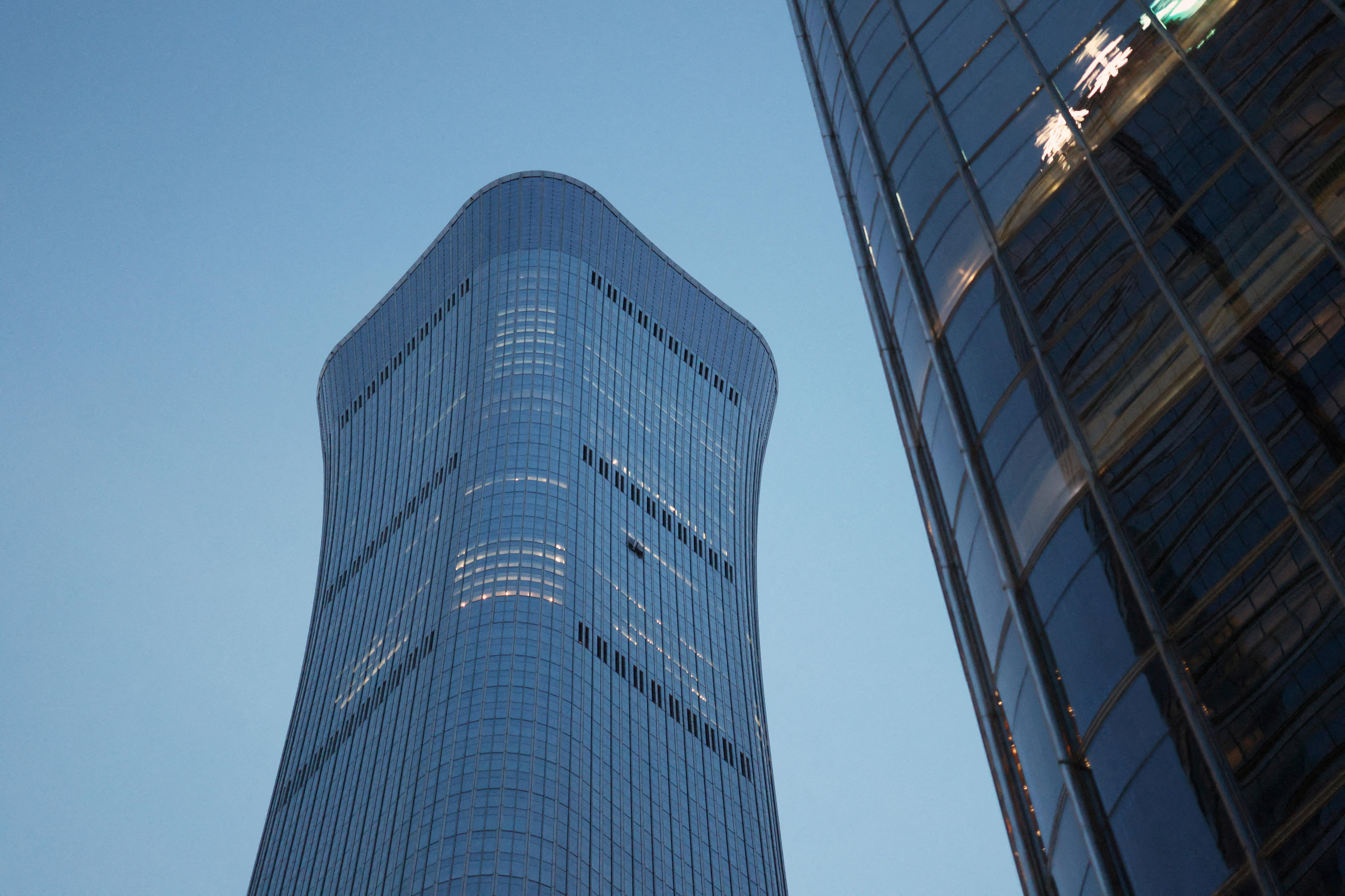 Small plane crashes into Beijing's tallest building