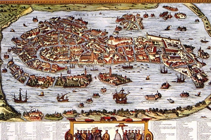 Venetian Ghetto map