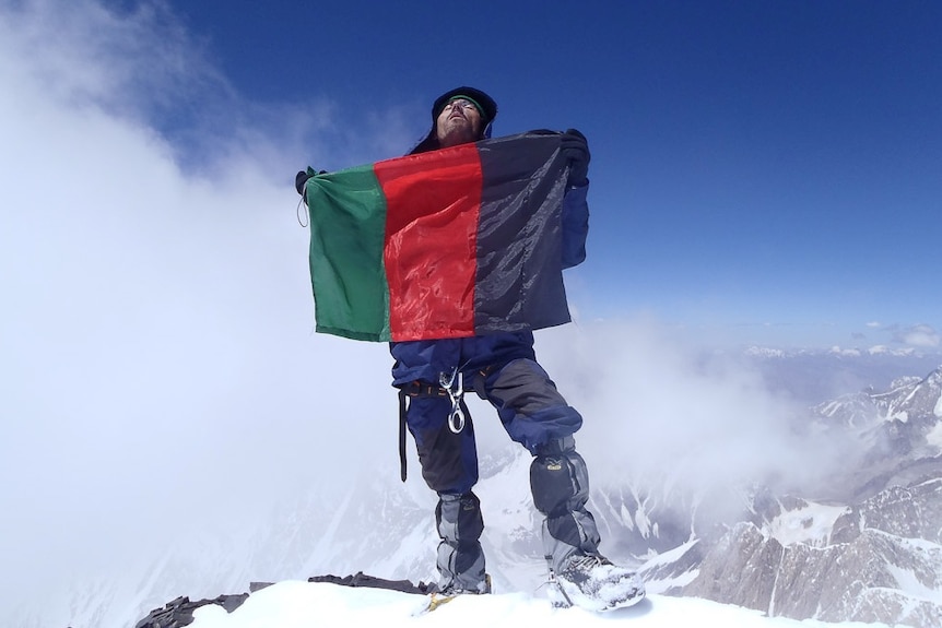 Aziz Beg is just the third Afghan climber to reach the summit