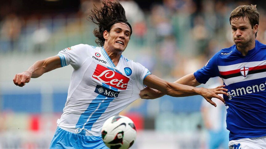 Napoli and Sampdoria play in 2012 - Napoli are charged with fixing a 2009 game with the same teams.