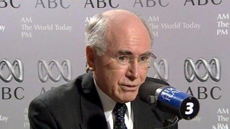 Prime Minister John Howard has welcomed the resignations of two East Timorese ministers. [file photo]