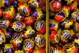 a giant box of cadbury creme eggs 