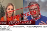 A screengrab from a video which claims Bill Gates said a COVID-19 vaccine might kill 1 million people.