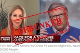 A screengrab from a video which claims Bill Gates said a COVID-19 vaccine might kill 1 million people.