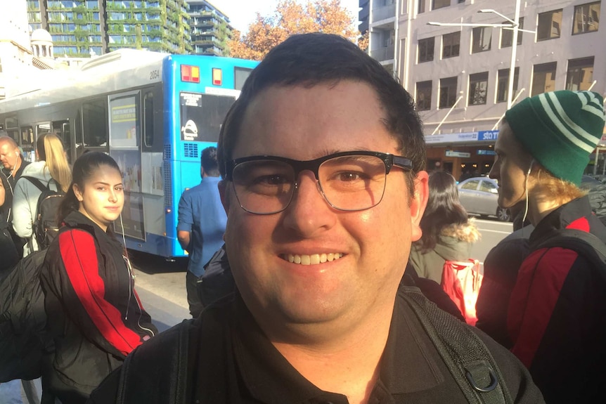 Commuter Simon Levoune says Uber buses for Sydney would be a bad idea.