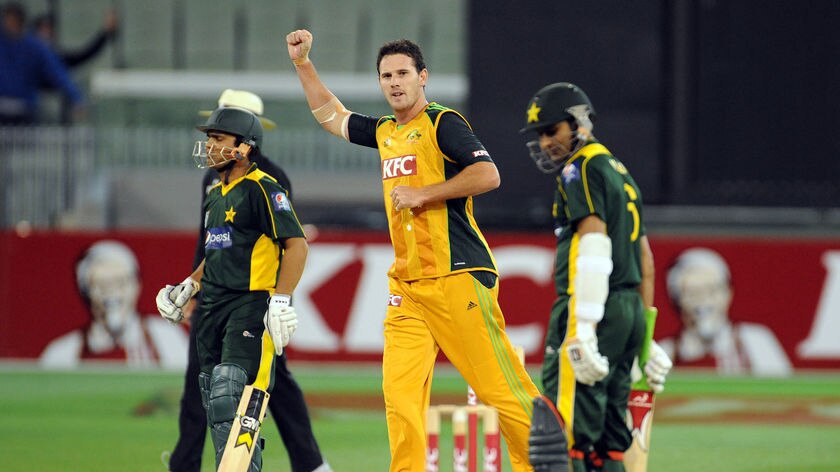 Breakneck pace: One of Shaun Tait's first deliveries clocked over 160km/h.