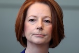 Prime Minister Julia Gillard addresses the media.