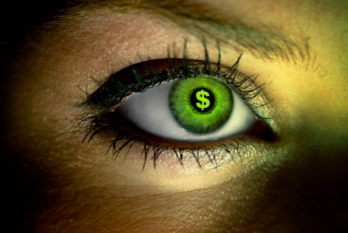 Human eye with dollar sign on eyeball [Thinkstock: iStockphoto]