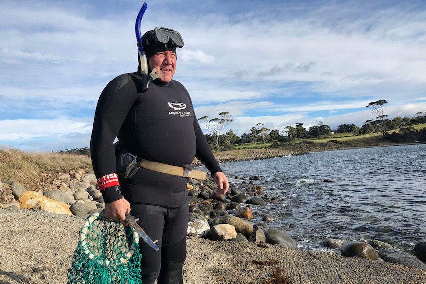 Rodney Dillon in dive gear