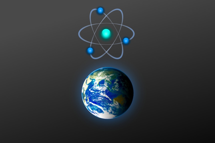 Garvitational Waves atom and Earth