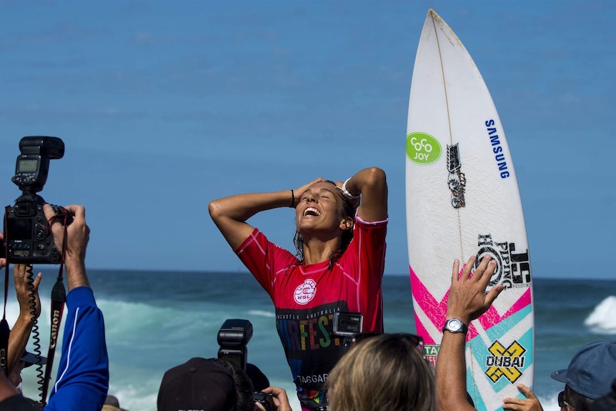 Surfest winner, Sally Fitzgibbons