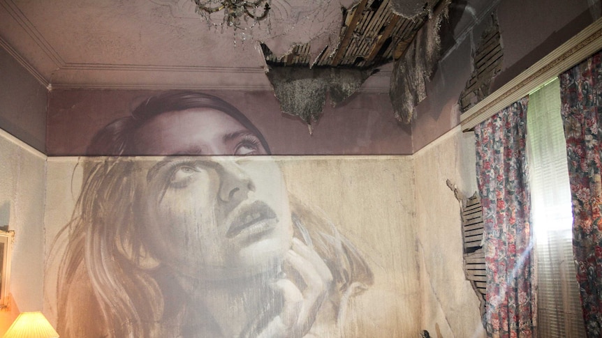 Blown by rone