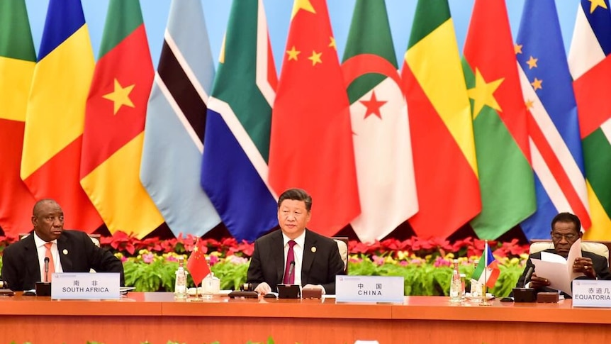 President Cyril Ramaphosa of South Africa co-chairing FOCAC 2018 Summit with President Xi Jinping