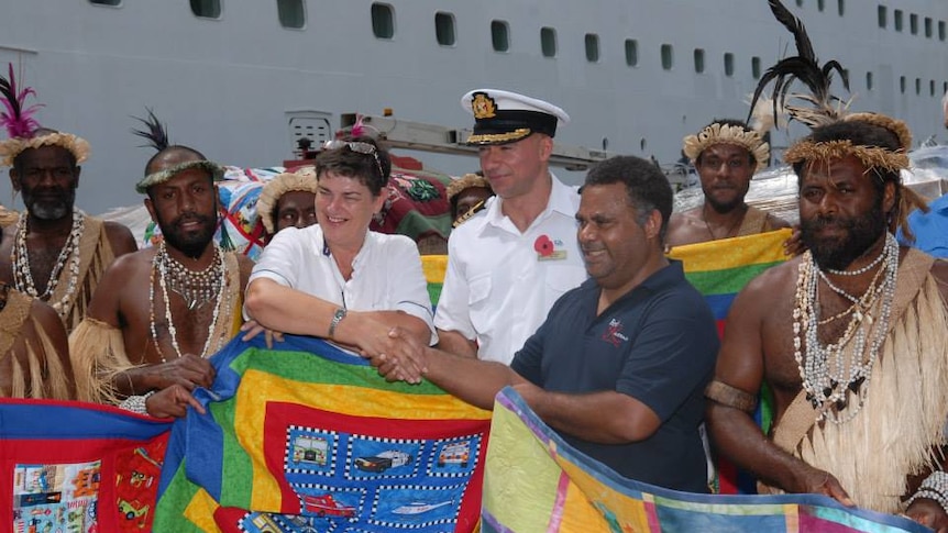 Threads Across the Pacific welcomed to Vanuatu