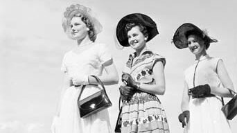 Fashion from the 1948 Melbourne Cup