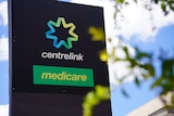 A Centrelink sign in Brisbane