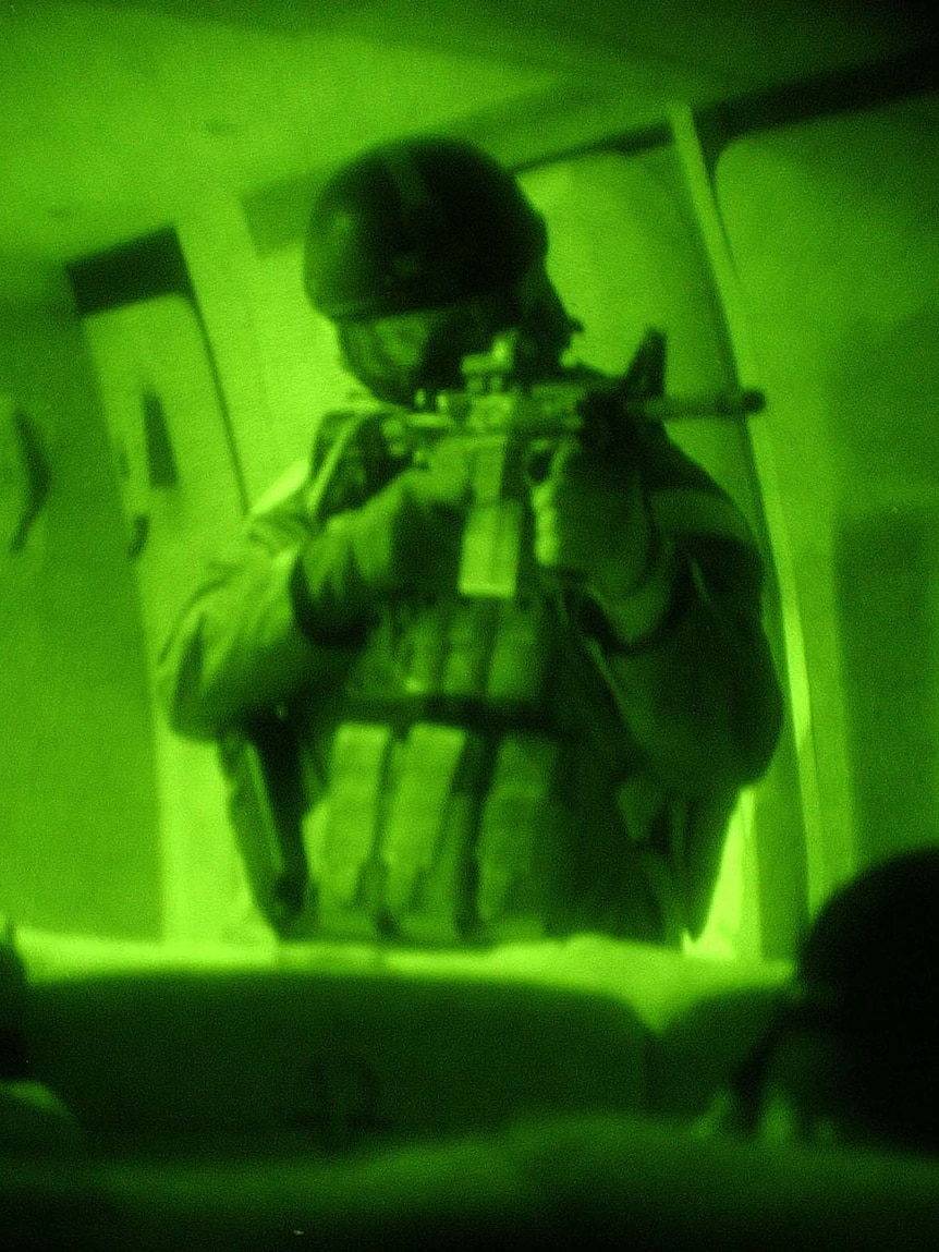 An Australian SAS trooper