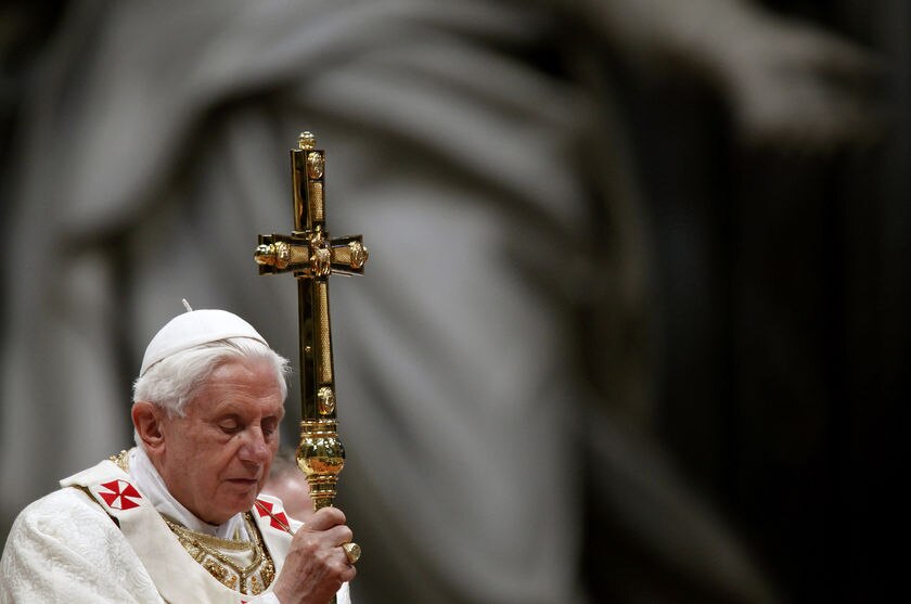 Pope Benedict XVI addressed the "faith alone" belief in 2008.