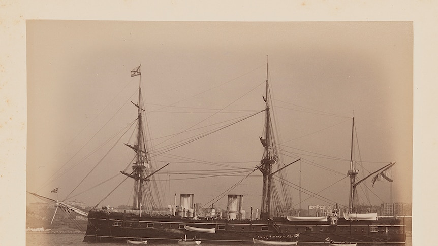 The Dimitri Donskoi ship pictured in April 1893.