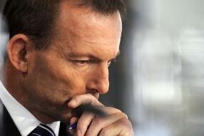 Opposition leader Tony Abbott.