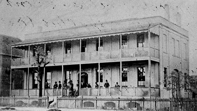 The first weld club building circa 1874